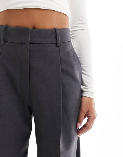 ChicBlend Grey Wool Trousers