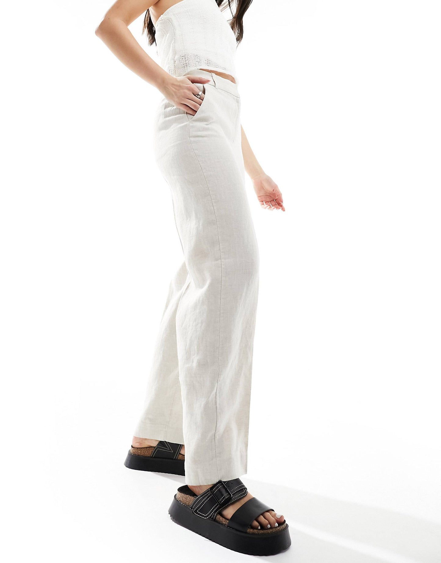 Sunlit Sands Linen Pants