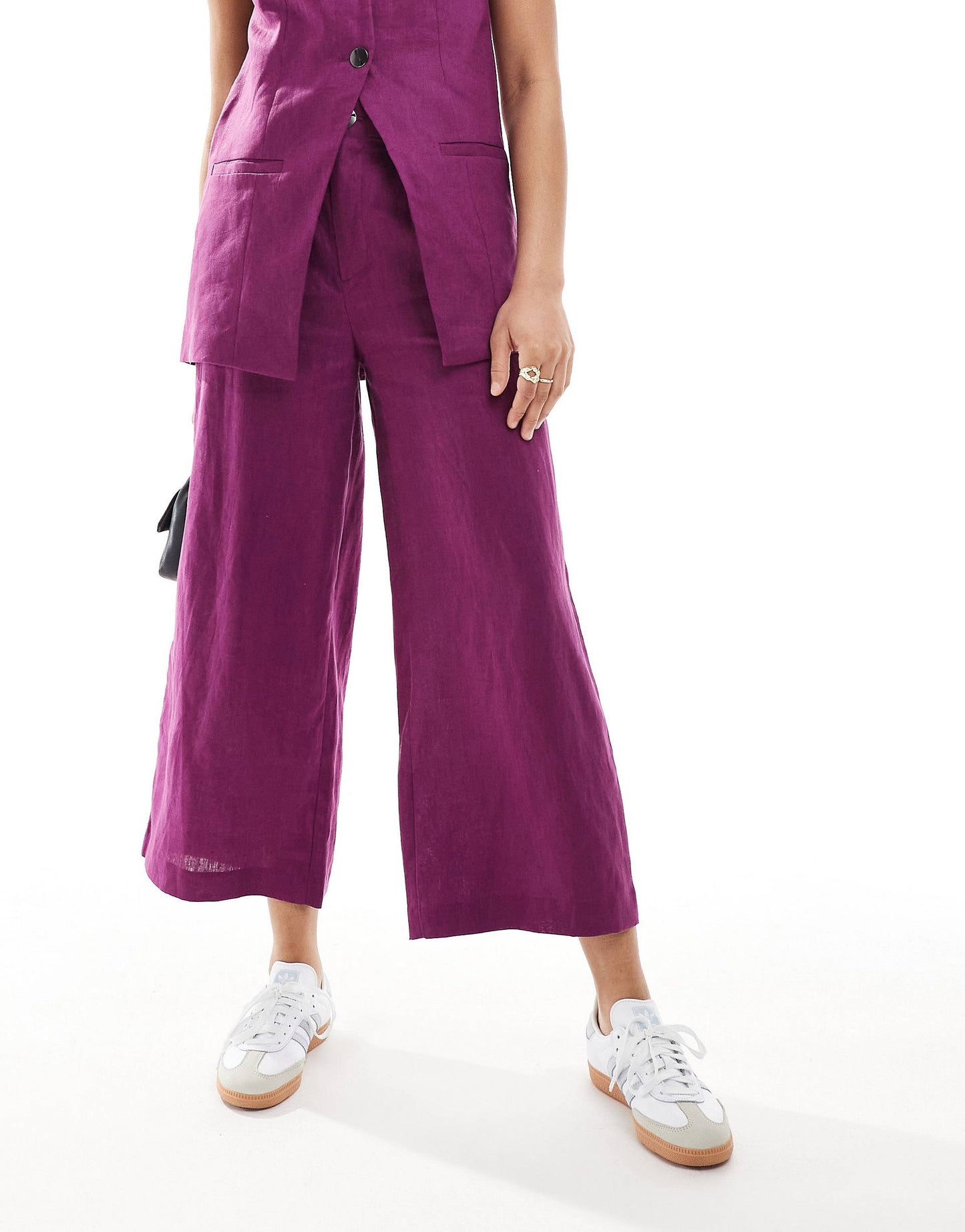 Luxe Linen Lavender Two-piece.