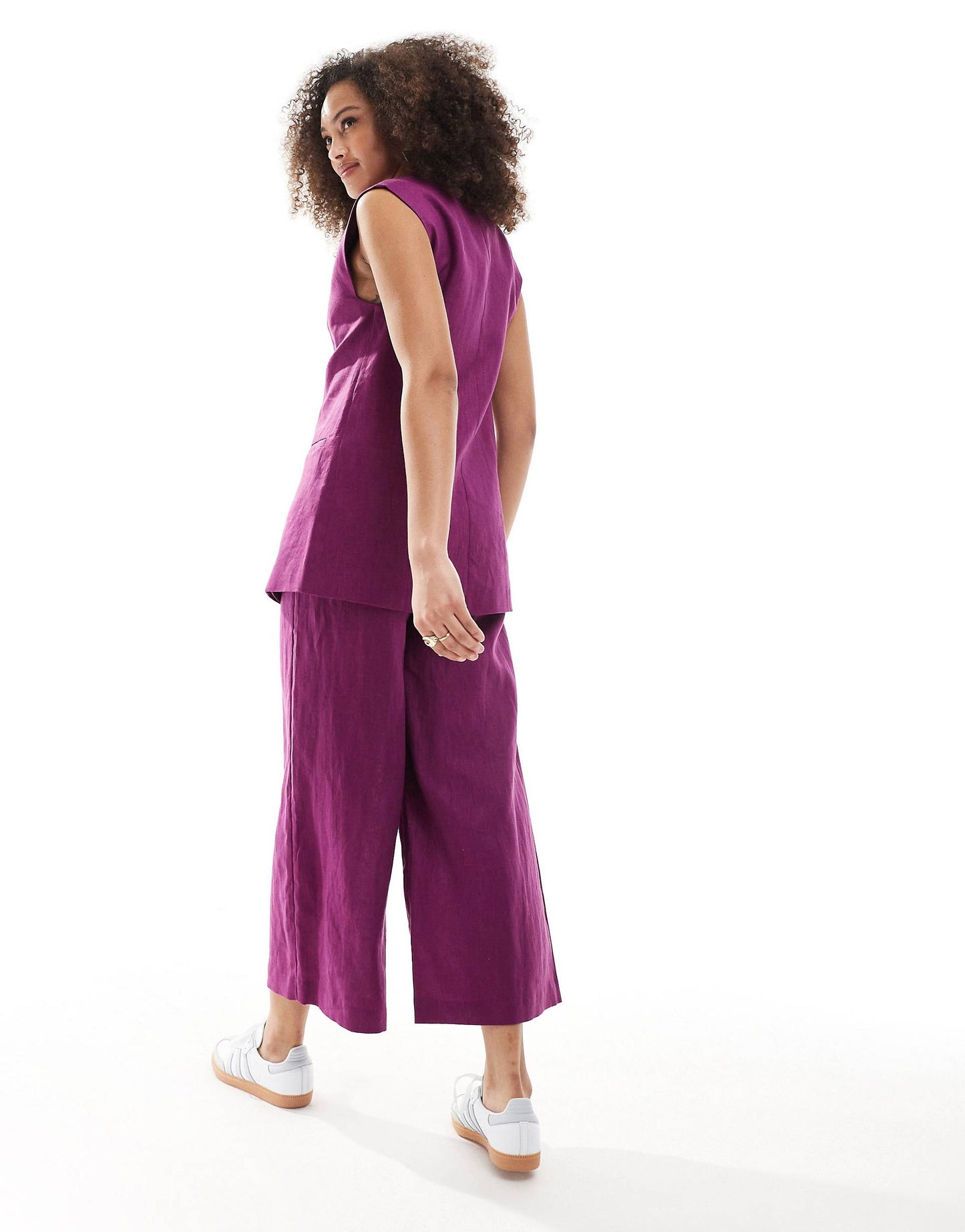 Luxe Linen Lavender Two-piece.